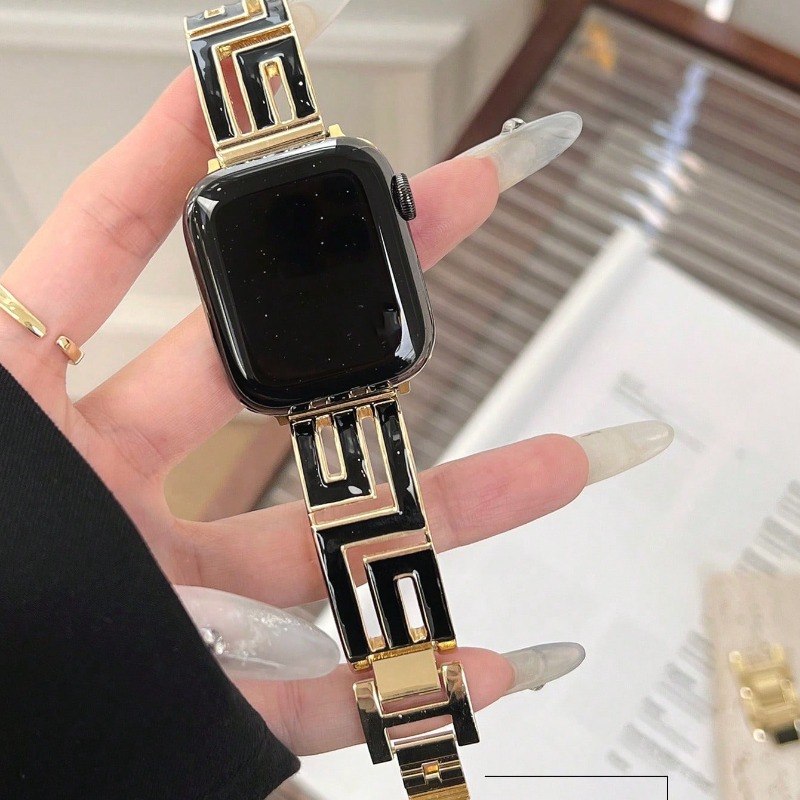 Luxury Metal Strap For Apple W - Luxury Watch Apple Bands บทวิจารณ์และราคา