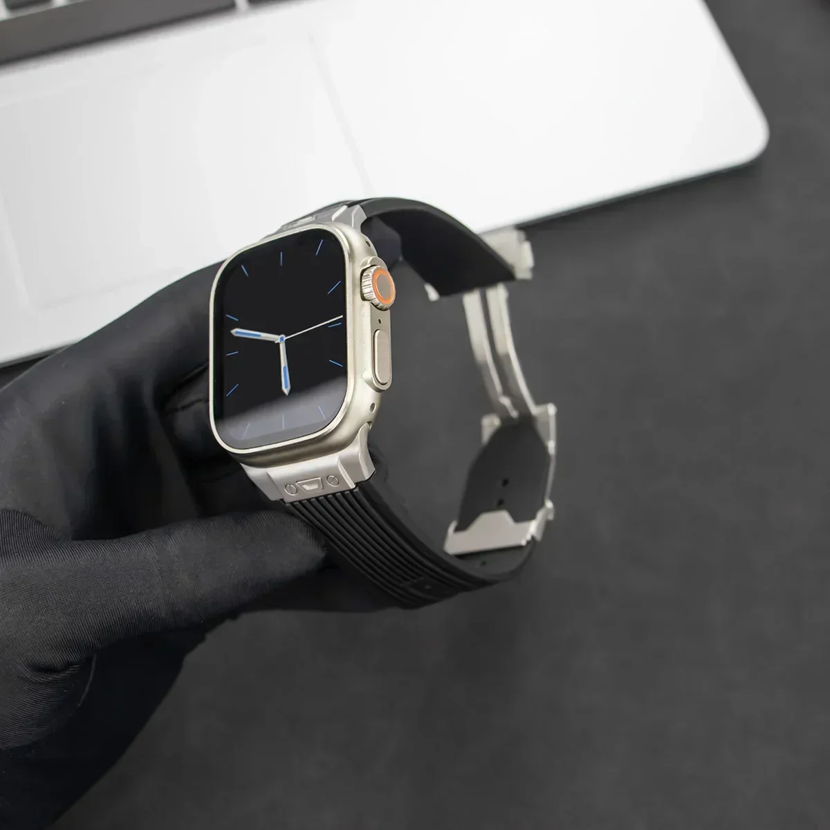 Sports Silicone Strap for Appl - Luxury Watch Apple Bands บทวิจารณ์และราคา