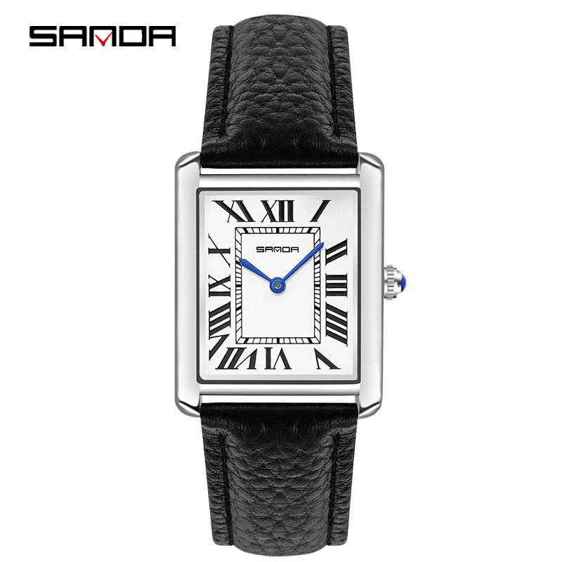 Sanda Rectangular Wrist Watche - Luxury Watch Mockup บทวิจารณ์และราคา