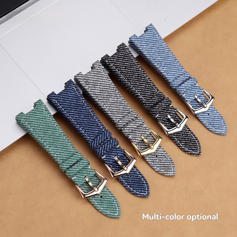 25mm×12mm Canvas Watch Strap f - Luxury Watch Patek Philippe บทวิจารณ์และราคา