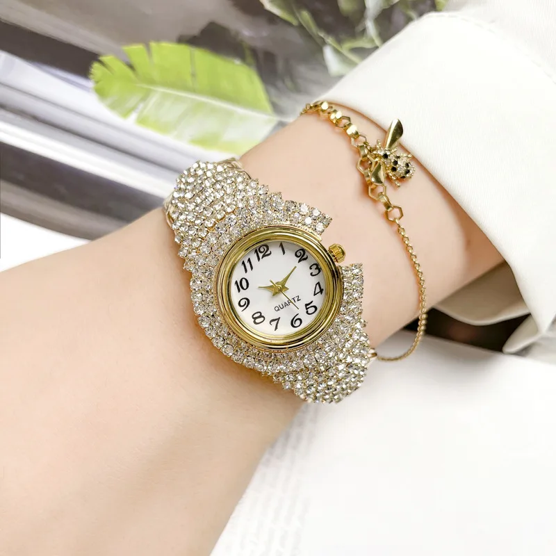 Women Watches Diamond Gold Wat - Luxury Watch Brand For Women บทวิจารณ์และราคา