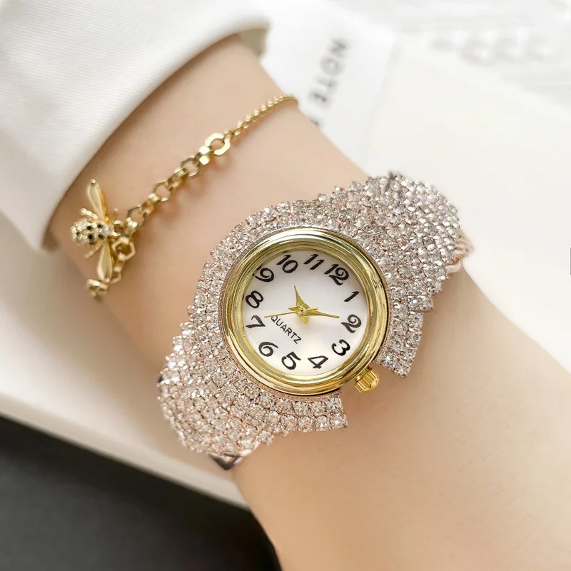 Women Watches Diamond Gold Wat - Luxury Watch Brand For Women บทวิจารณ์และราคา