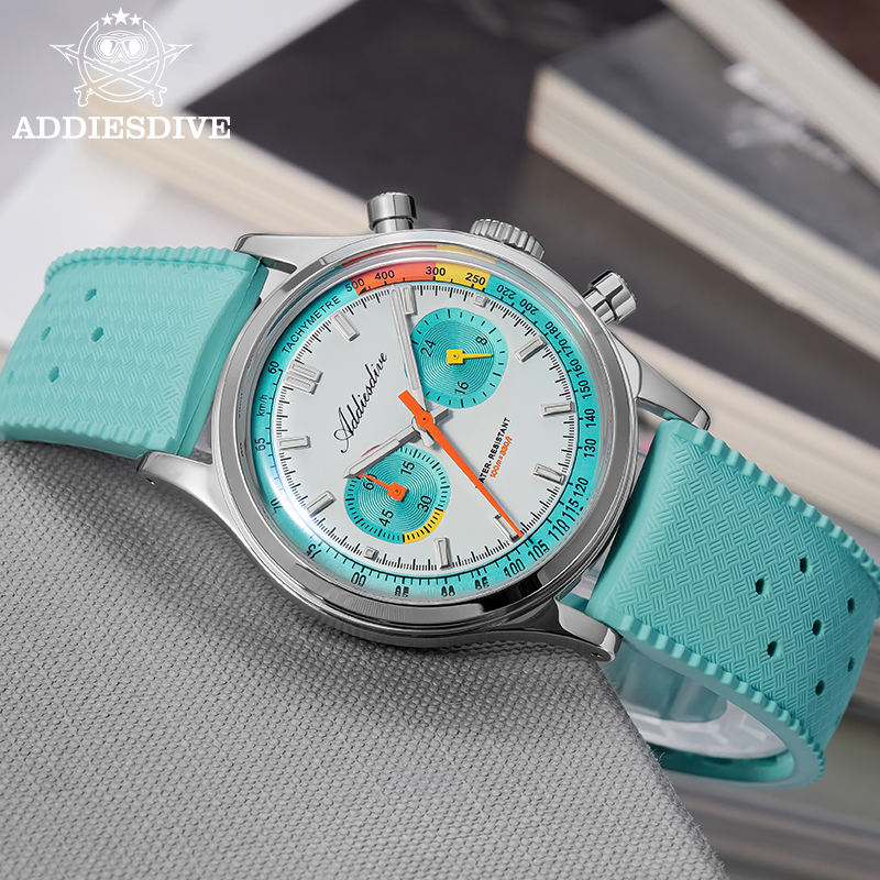 ADDIESDIVE NEW Multifunction C - Luxury Watch With Rubber Strap บทวิจารณ์และราคา
