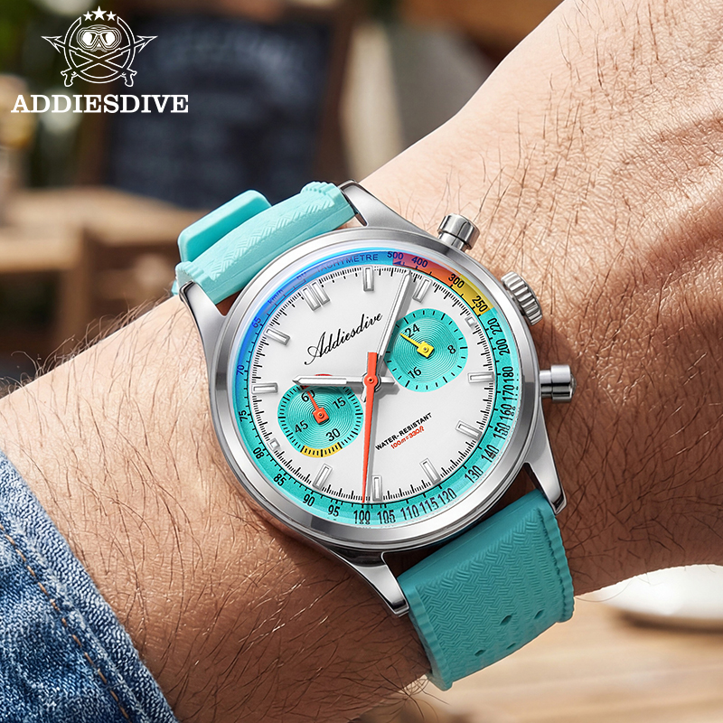 ADDIESDIVE NEW Multifunction C - Luxury Watch With Rubber Strap บทวิจารณ์และราคา