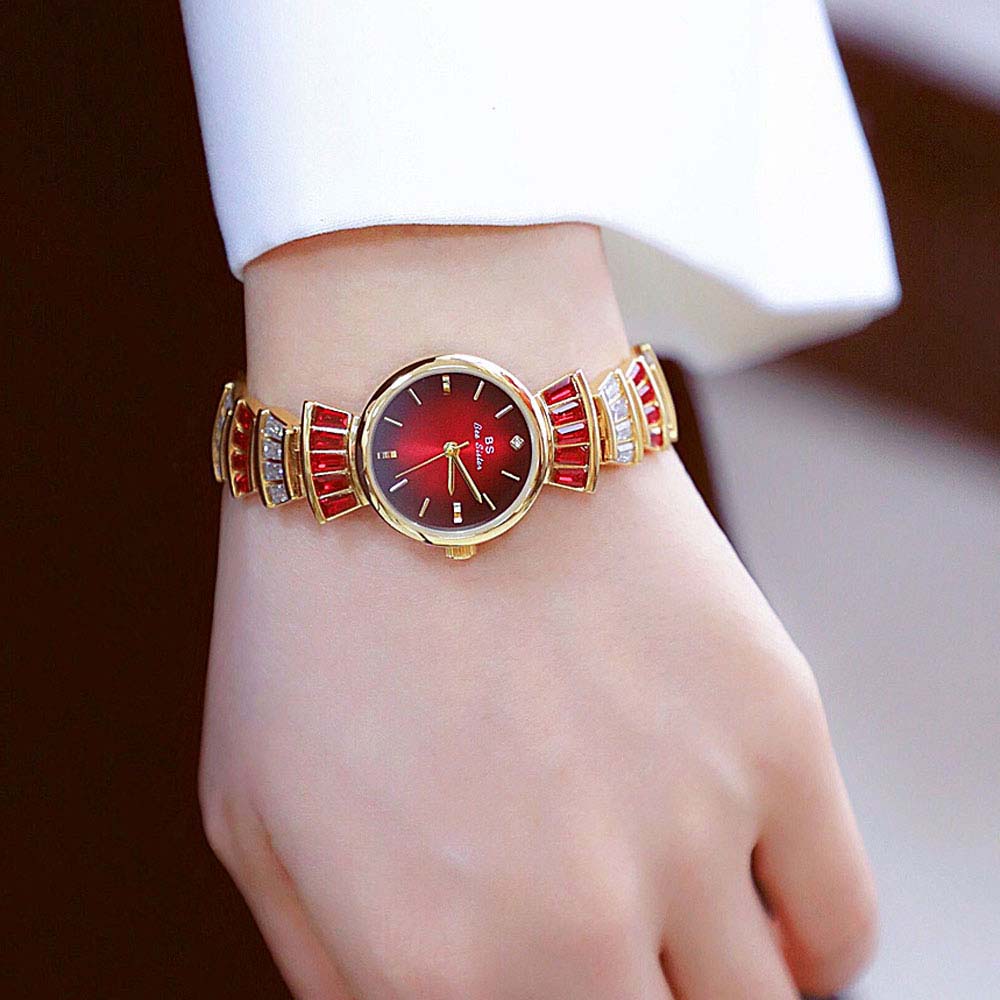 High Quality Women's Watches L - Luxury Watch Gold And Black บทวิจารณ์และราคา