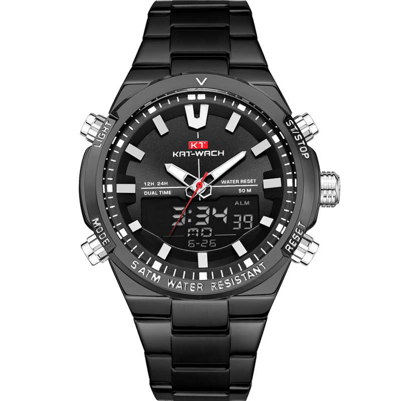 KAT-WACH men's quartz wristwat - Luxury Watch Time บทวิจารณ์และราคา