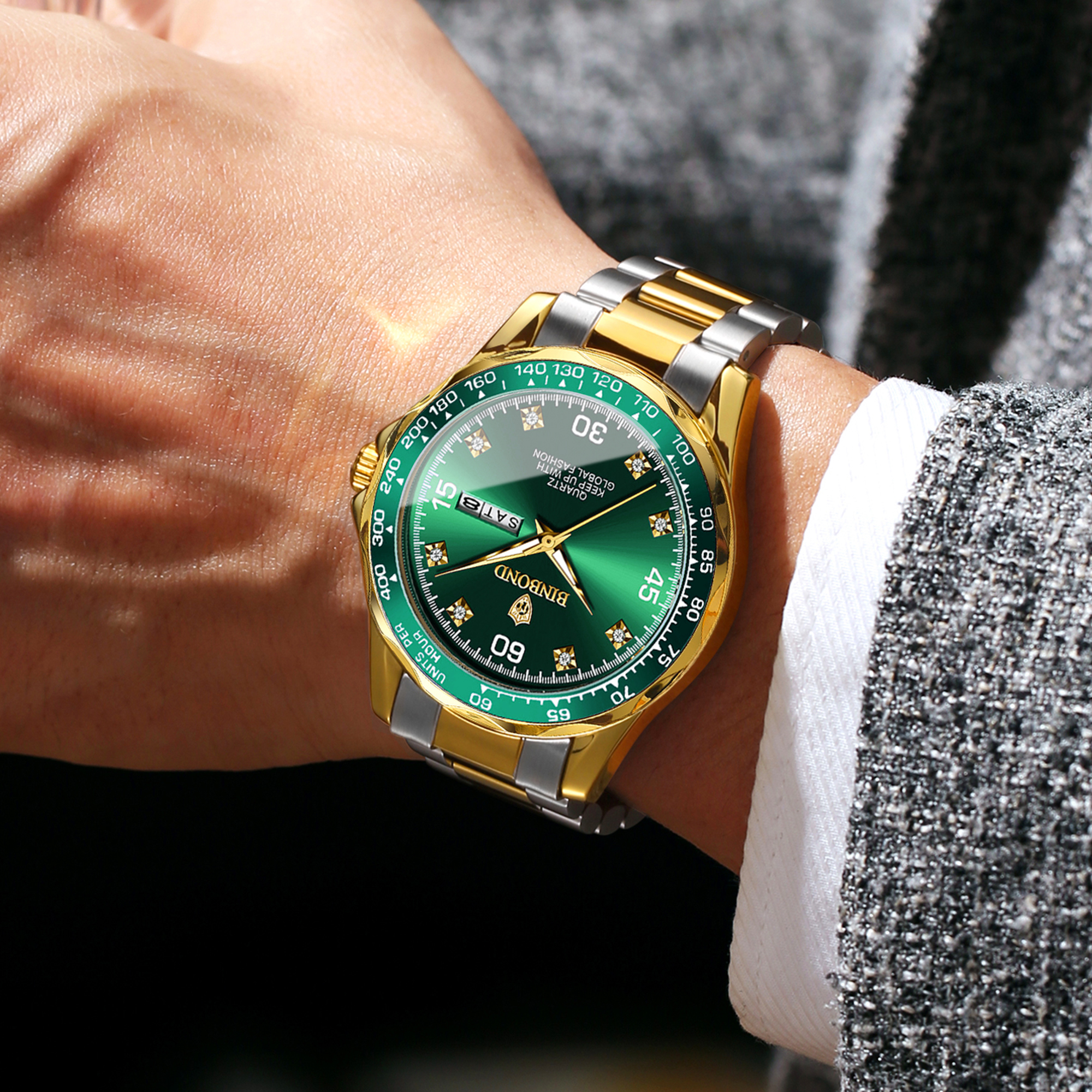 BINBOND Top Brand Luxury Quart - Luxury Watch Mockup บทวิจารณ์และราคา