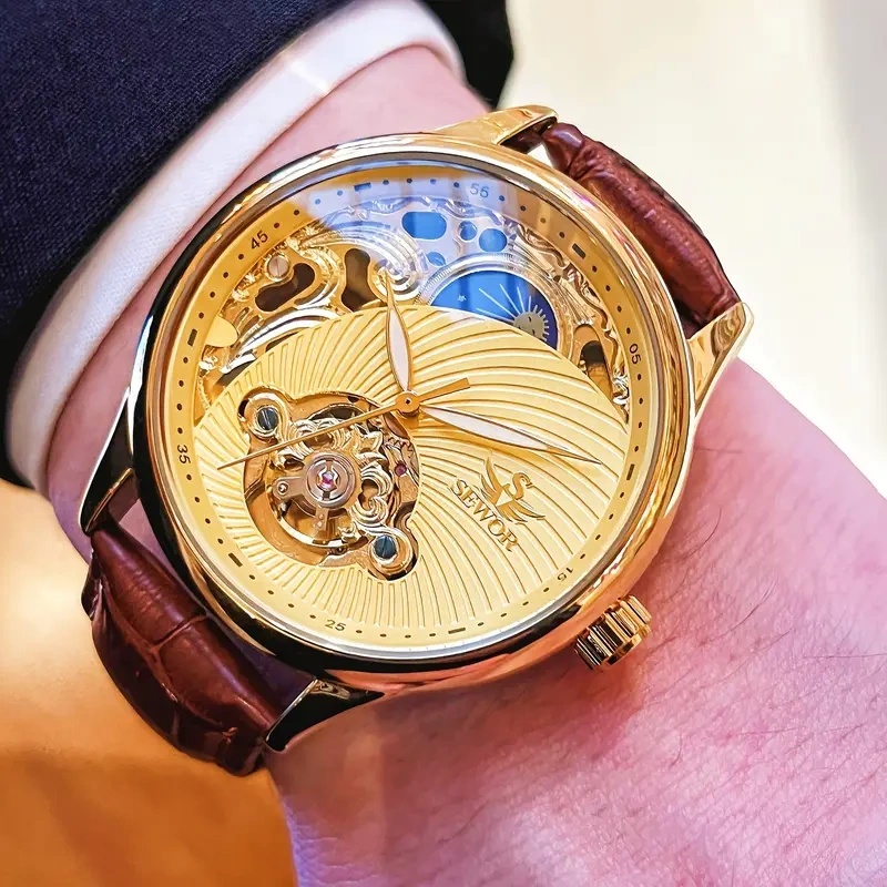 Luxurious Men's Automatic Mech - Luxury Watch It บทวิจารณ์และราคา