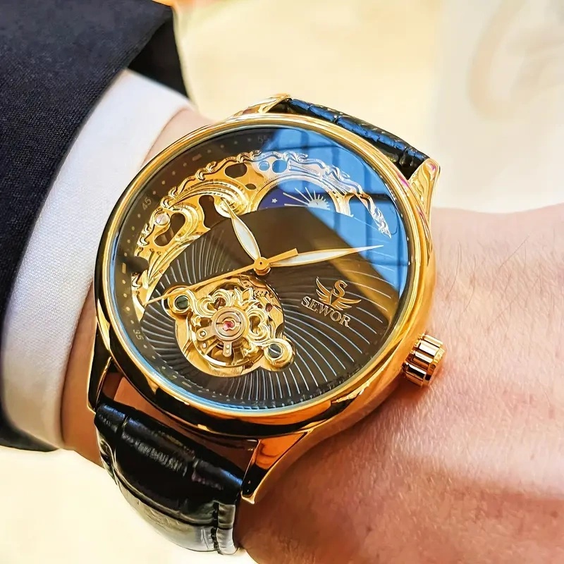 Luxurious Men's Automatic Mech - Luxury Watch It บทวิจารณ์และราคา