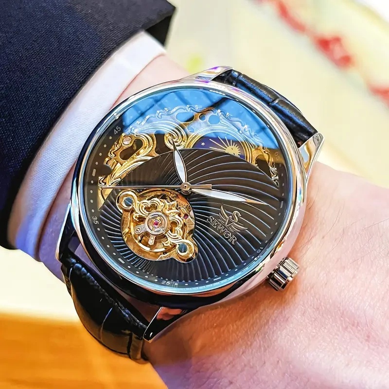 Luxurious Men's Automatic Mech - Luxury Watch It บทวิจารณ์และราคา
