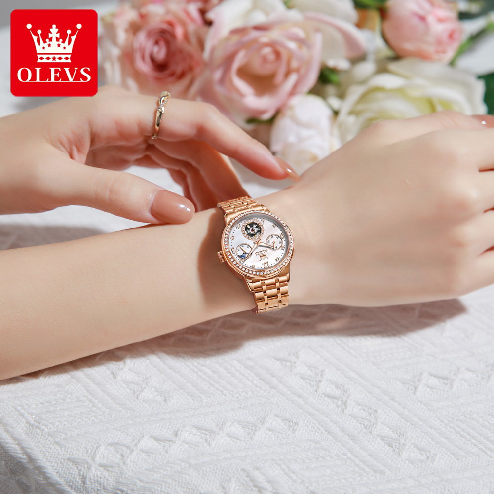 OLEVS Women's Watches Top Bran - Luxury Watch And Bracelet บทวิจารณ์และราคา