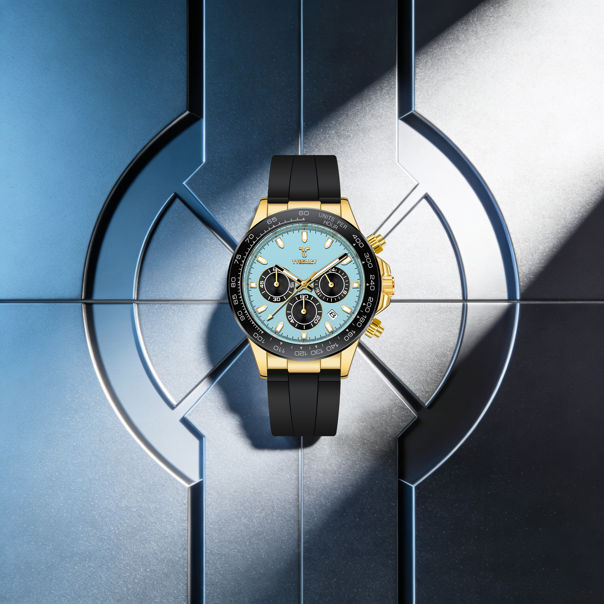 TYBERLEY Sophisticated Eleganc - Luxury Watch With Rubber Strap บทวิจารณ์และราคา