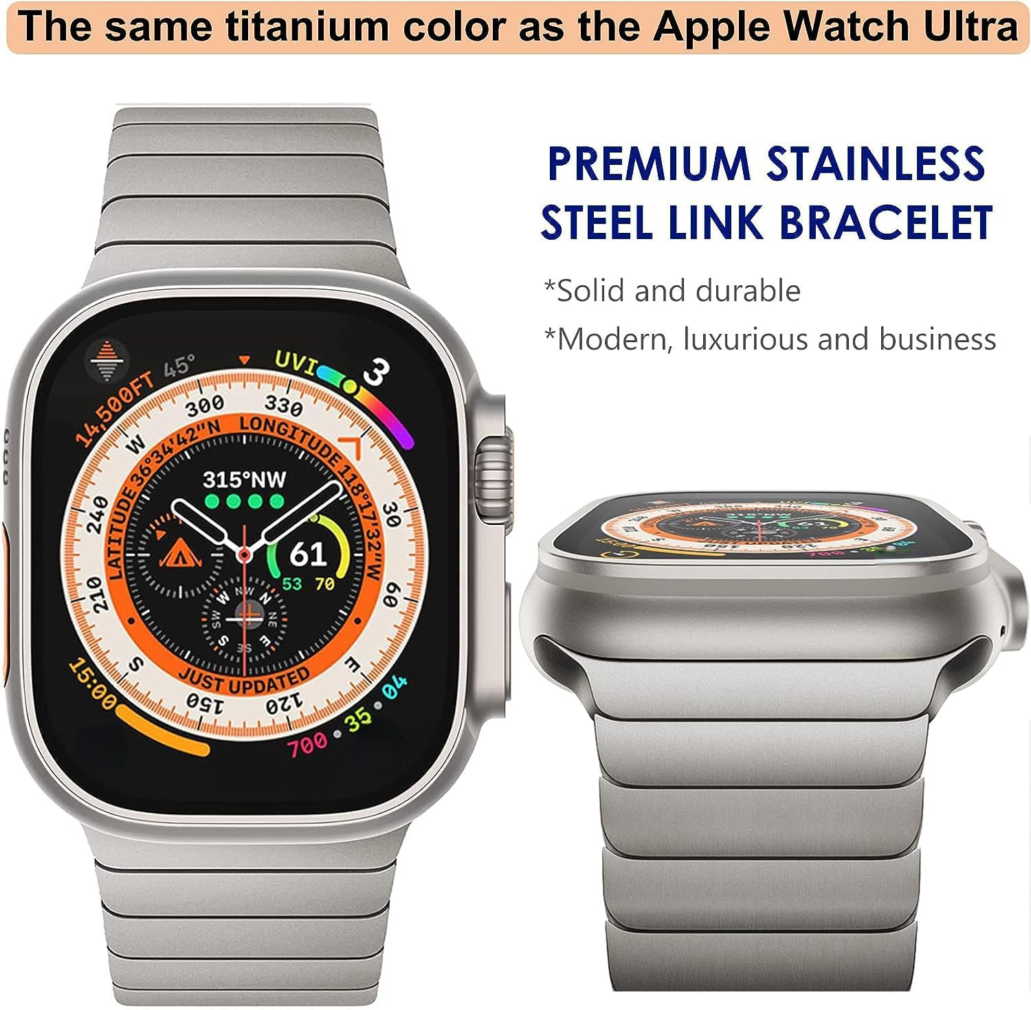 Ultra 3 2 Titanium Color For A - Luxury Watch Apple Bands บทวิจารณ์และราคา