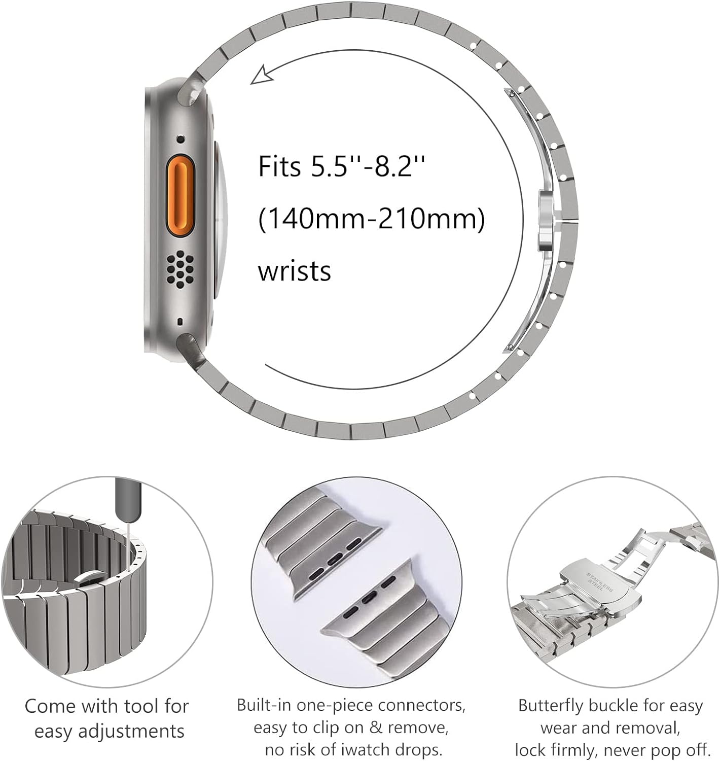 Ultra 3 2 Titanium Color For A - Luxury Watch Apple Bands บทวิจารณ์และราคา