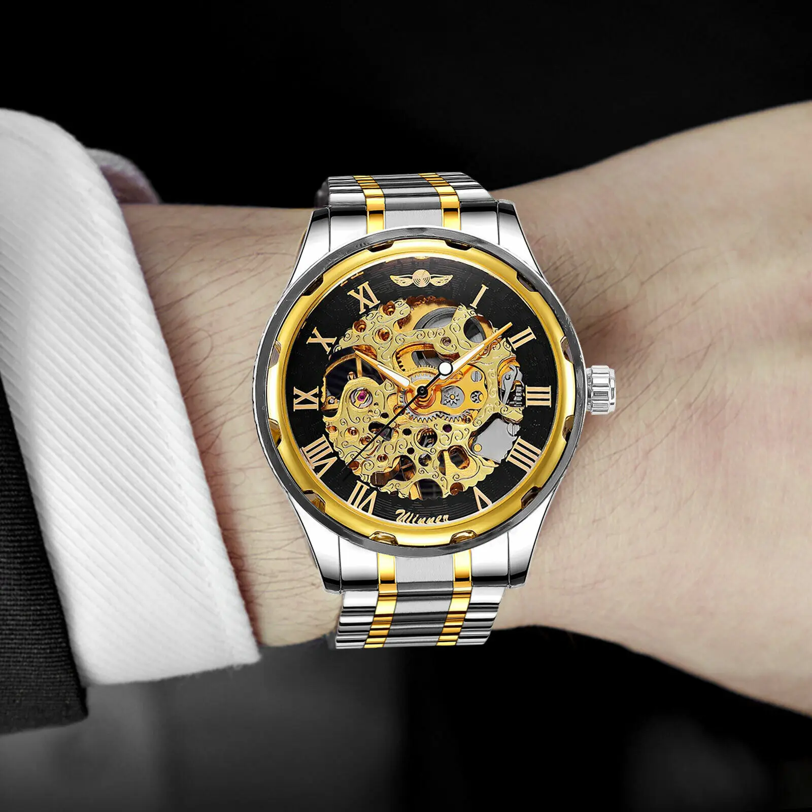 Men's Stainless Steel Strap Ro - Luxury Watch Nice บทวิจารณ์และราคา