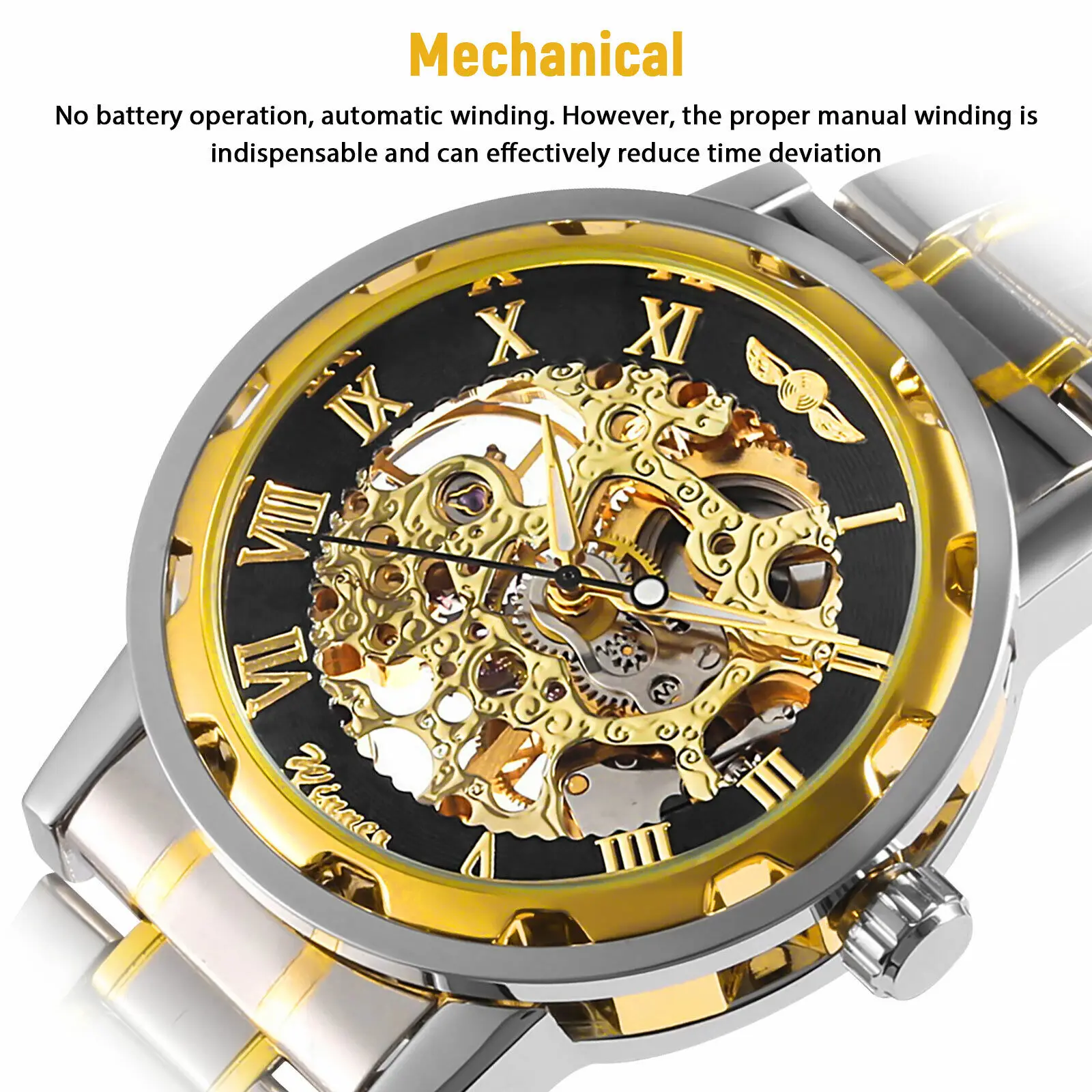 Men's Stainless Steel Strap Ro - Luxury Watch Nice บทวิจารณ์และราคา