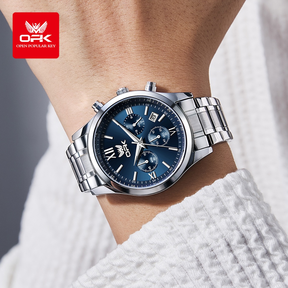 OPK 6052 Mens Watch Automatic  - Luxury Watch And Bracelet บทวิจารณ์และราคา