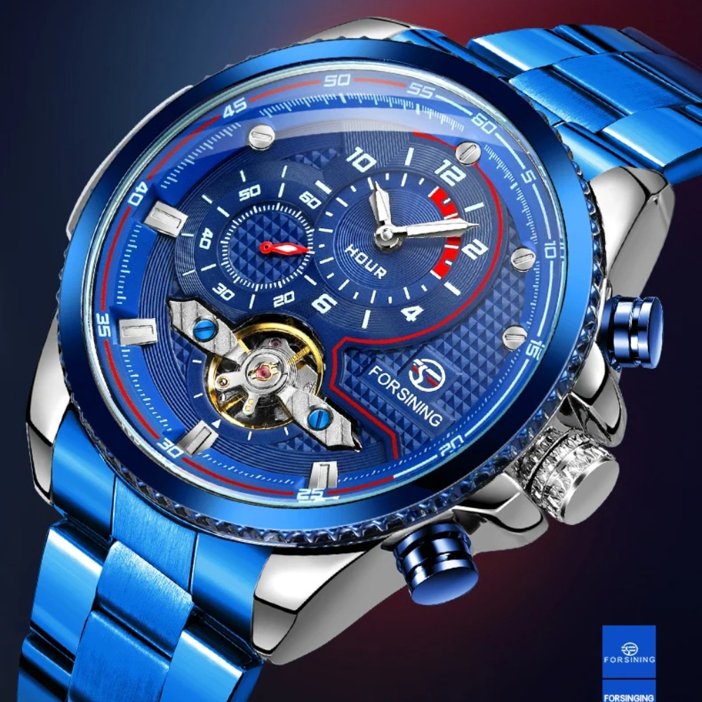 Luxury Brand Blue Male Mechani - Luxury Watch Nice บทวิจารณ์และราคา
