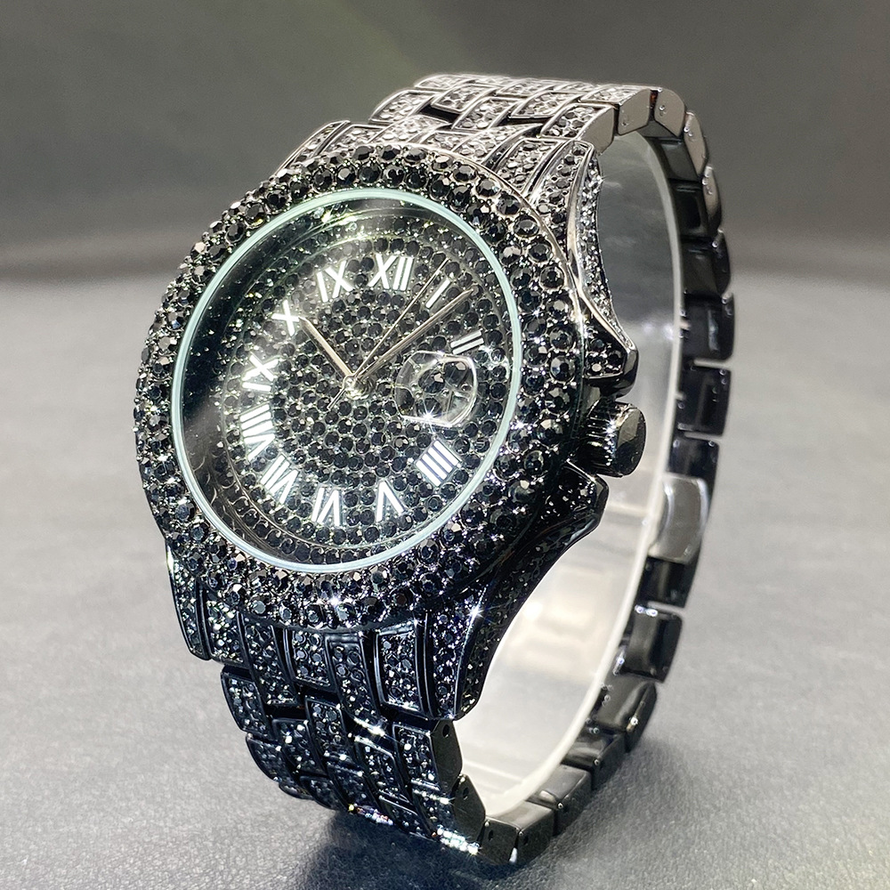 Big Gold Silver Black Wristwat - Luxury Watch Gold And Black บทวิจารณ์และราคา
