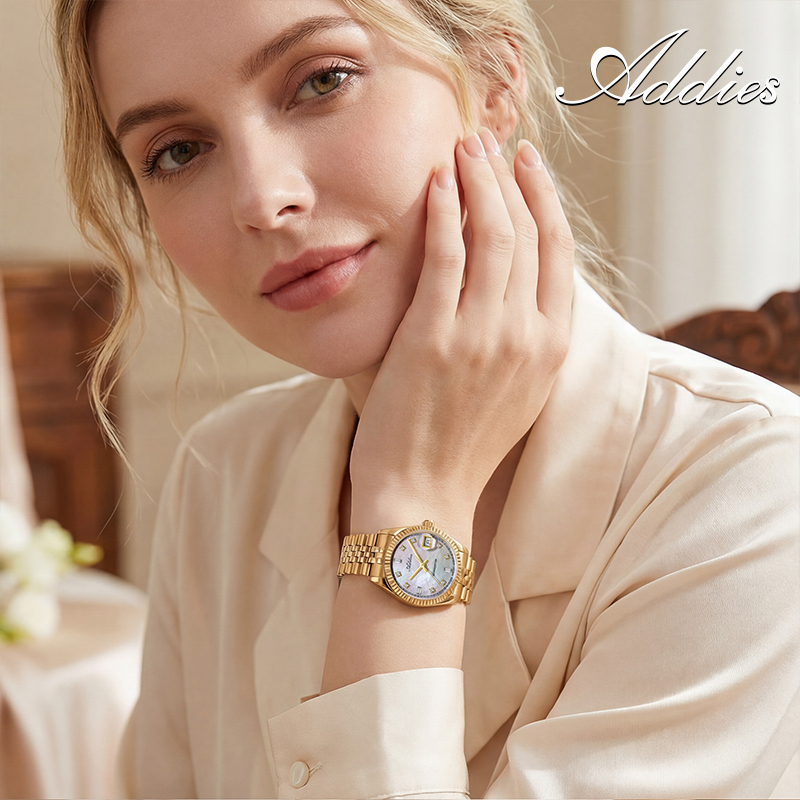 ADDIES 585 Quartz Women's Watc - Luxury Watch And Bracelet บทวิจารณ์และราคา