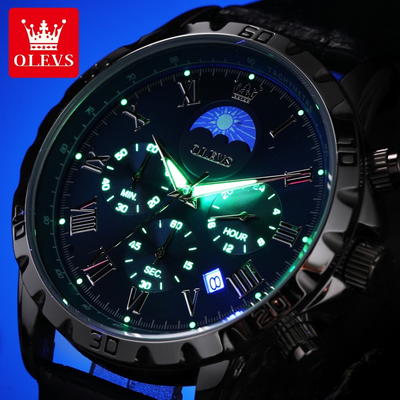 OLEVS 2950 Men Watch Fashion R - Luxury Watch Time บทวิจารณ์และราคา