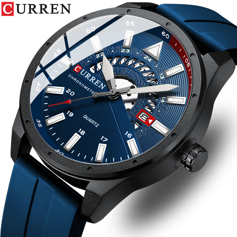 CURREN Watch For Men Top Brand - Luxury Watch Mockup บทวิจารณ์และราคา