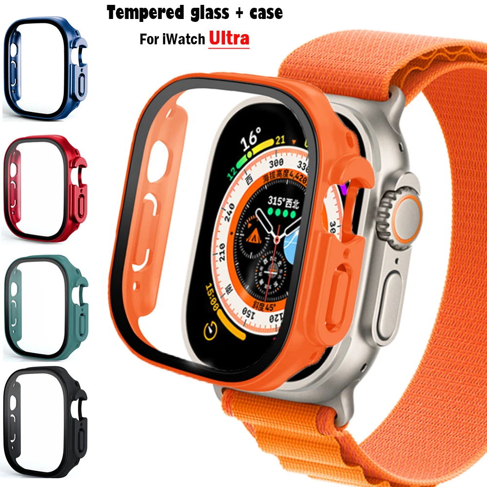 Glass+case For Apple Watch Ult - Luxury Watch Apple Bands บทวิจารณ์และราคา