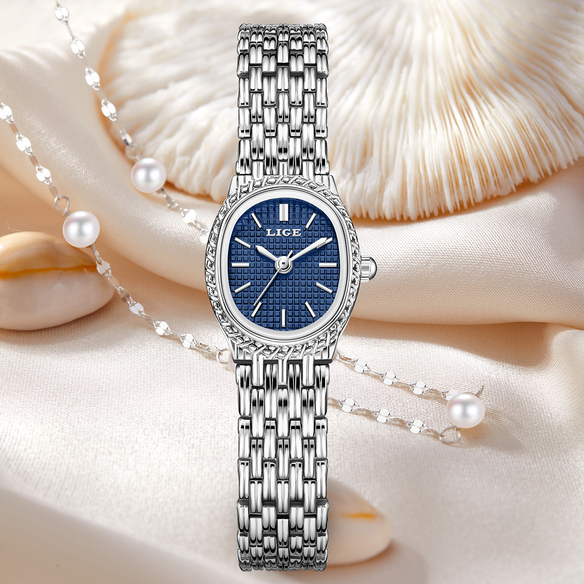 LIGE Fashion Elegant Quartz Wo - Luxury Watch And Bracelet บทวิจารณ์และราคา