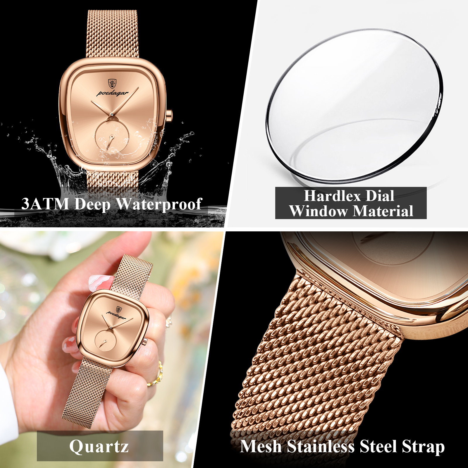 POEDAGAR Luxury Brand Woman Wa - Luxury Watch Brand For Women บทวิจารณ์และราคา